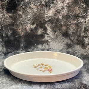 Vintage Blue Mountain Pottery Casserole Dish: Speckled
Ceramic Dish